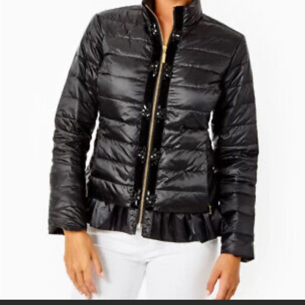 NWT Lilly Pulitzer Black Onyx Darcia Jacket